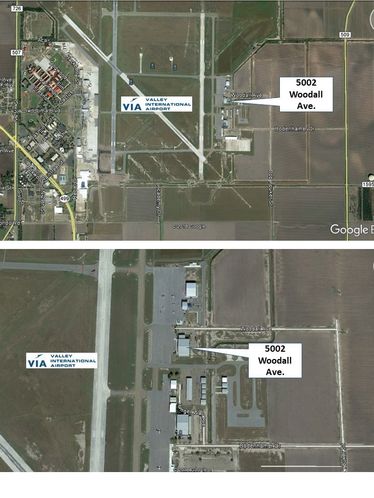 Airplane Hanger: 5002 Woodall, Harlingen, TX 78550